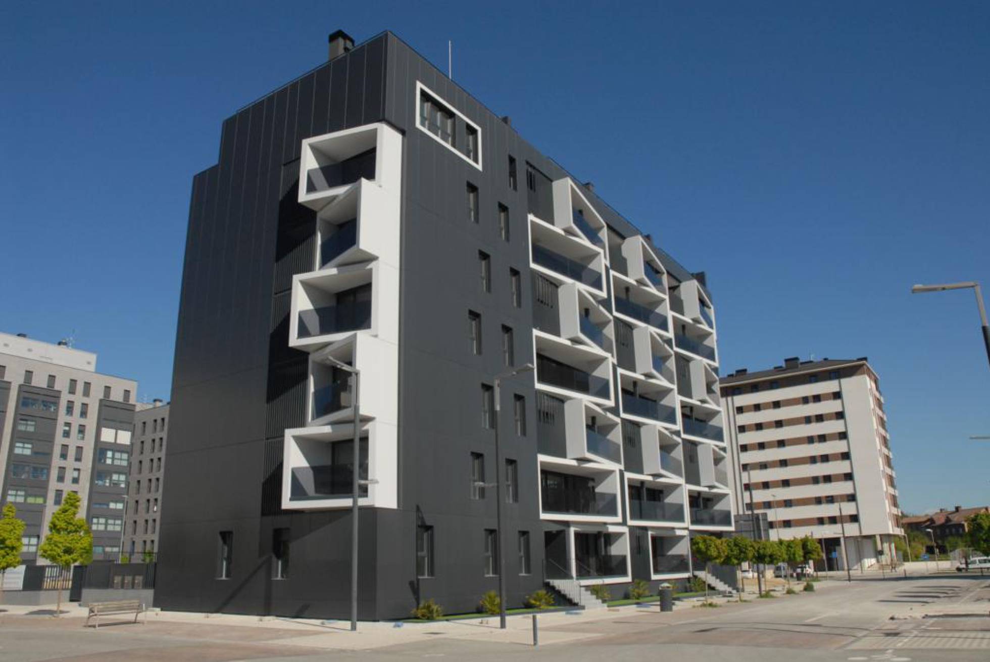 Edificio con certificado passivhaus, situado en Pamplona